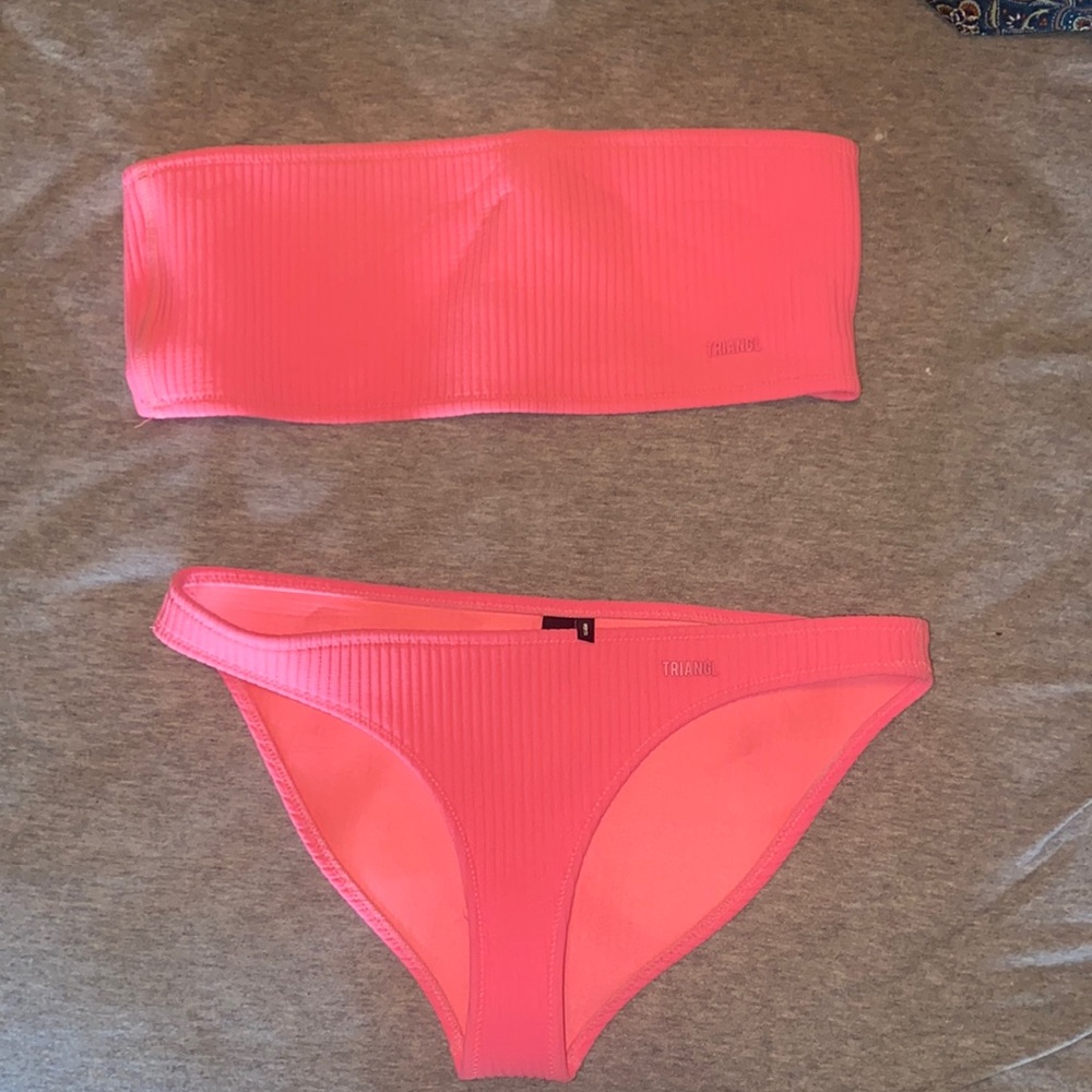 Triangl two piece bandeau bikini, Size Medium